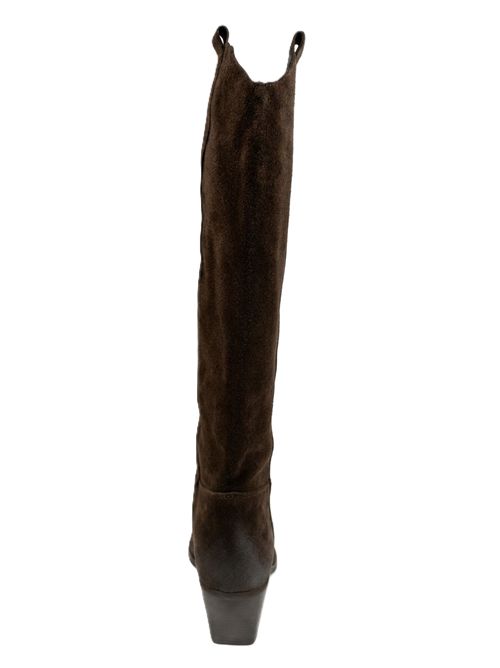 stivali texani - vitello scamosciato P.a.r.o.s.h. | D060144TAMSHOE086 TESTA DI MORO